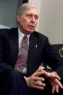 Libertarian Party candidate Harry Browne