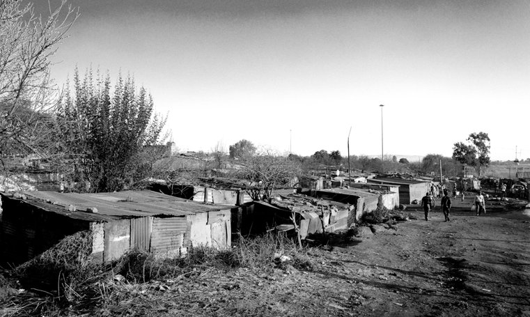 Abject poverty defines the landscape in Soweto